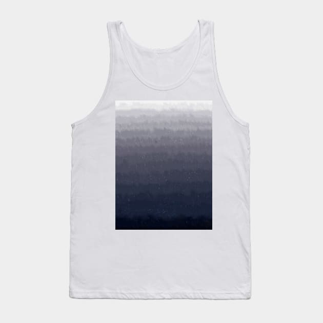 Indigo mist watercolor painting Tank Top by Doodle Intent